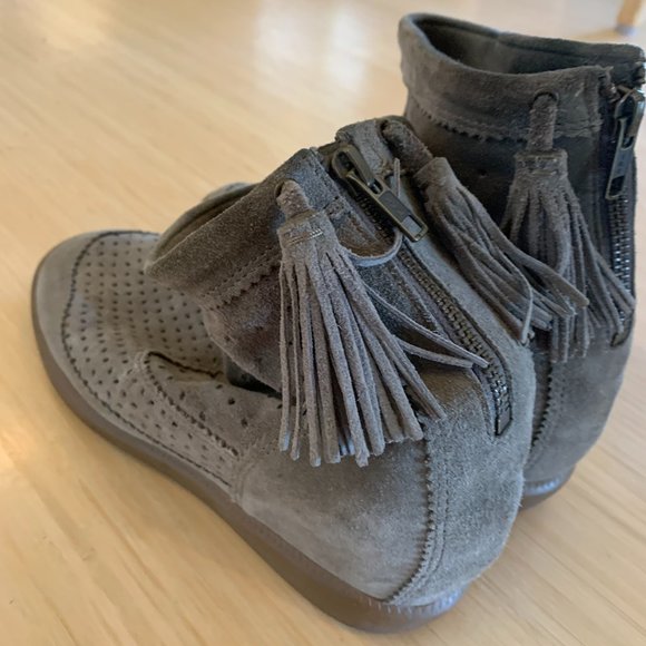 Isabel Marant Suede Wedge Bootie Size 39 - Picture 7 of 7